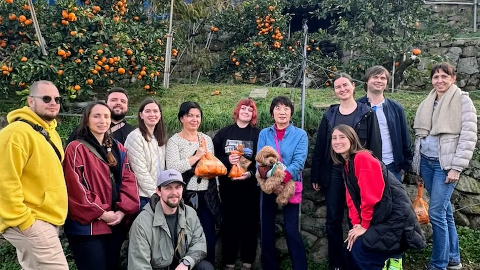 Persimmons picking group photo 2025