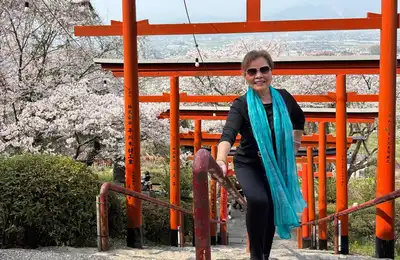 17th-century castle ruins with spectacular cherry blossoms, a specialty eel lunch, and shrine viewing.