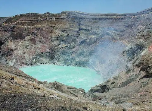 Mount Aso crater rim: photo thanks to Igor Berger