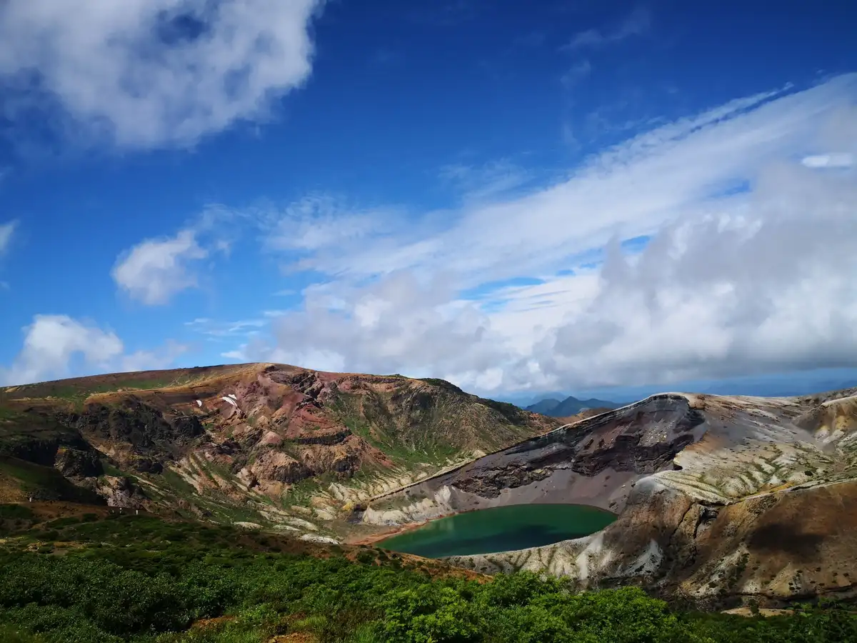 Your office has a volcano view.
