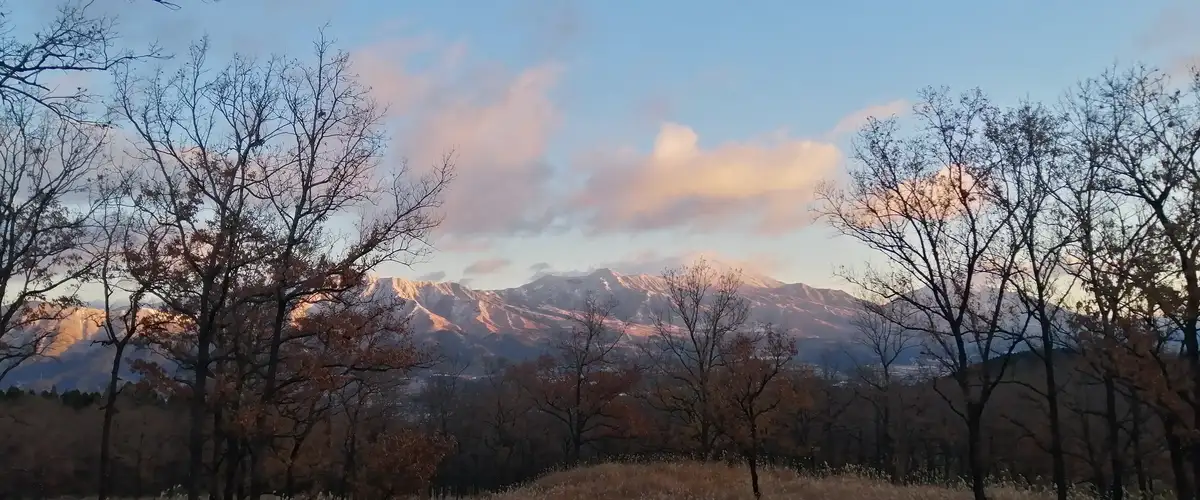 Aso caldera at dawn into Takachiho Gorge