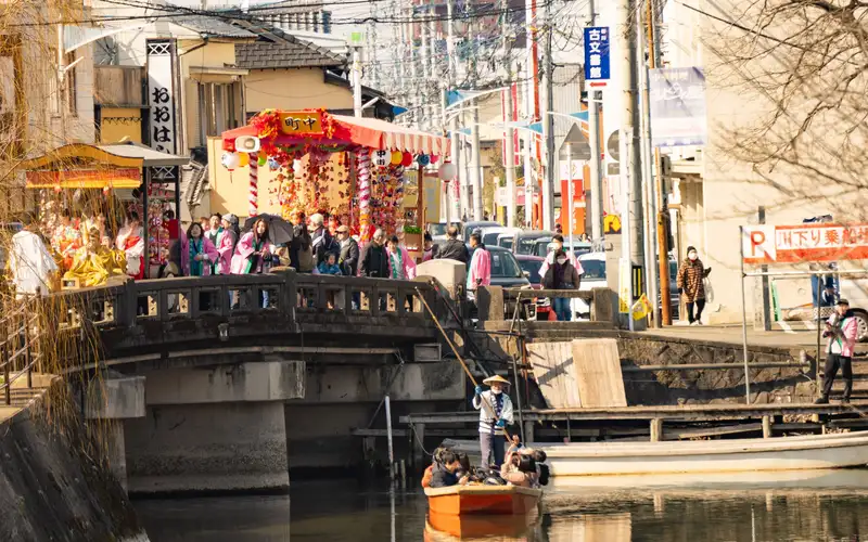 Yanagawa — willow-lined Donko-bune canal cruise