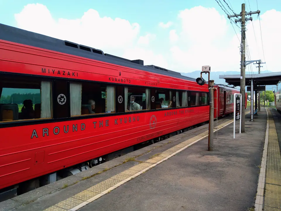 Train stopped at station